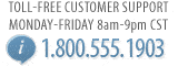 Toll-Free Customer Support 24/7